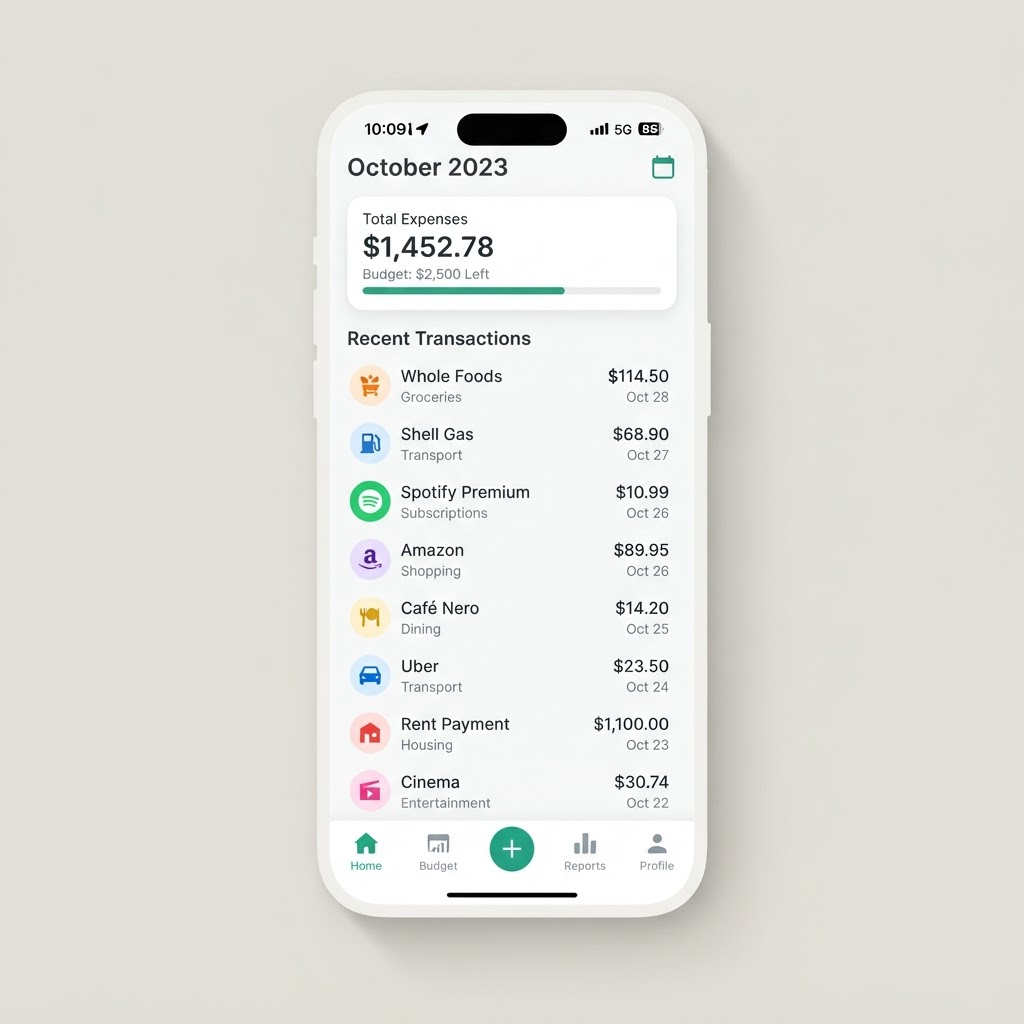 Screenshot of Wallet Ledger